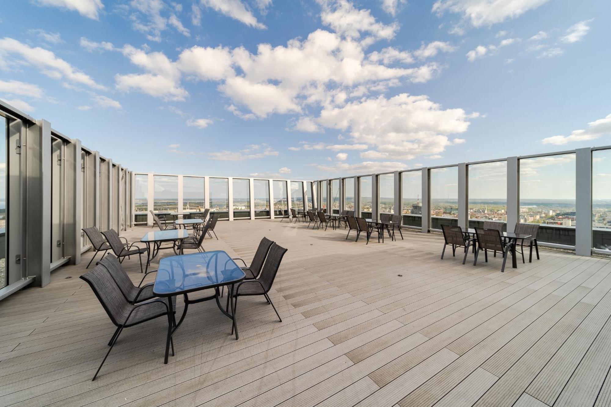 Hanza Tower Apartment No 628 - 6Th Floor, Balcony, Swimming Pool شتشيتسين المظهر الخارجي الصورة